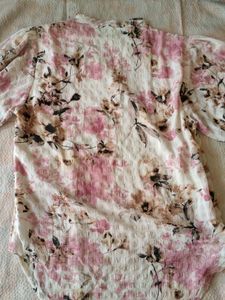 Chic Floral Print Top
