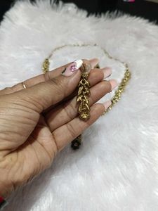 dark green ad jwellery set