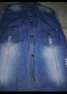 Stylish Denim Tunic Top🥰