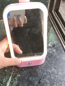 Portable Makeup Organizer with Mirror