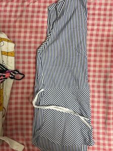 Fitted Striped Blue and White Shirt