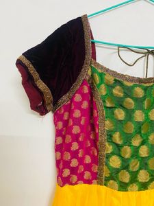 Colorful Anarkali Dress