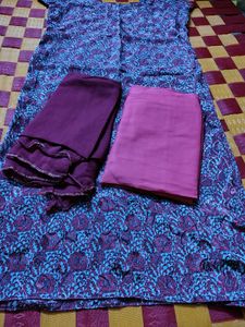 Printed Kurta Set with Dupatta