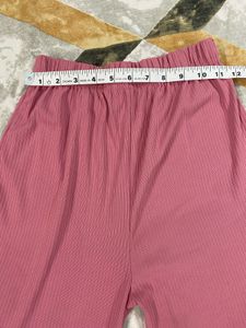 Pink Ribbed Co-ord Set