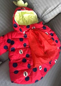 Cute Ladybug Puffer Jacket