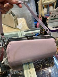 Chic Pastel Pink Clutch Bag