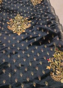 Elegant Embroidered Saree