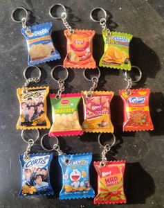 Cute Snack Packet Keychains