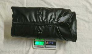Men's Black Faux Leather Jacket for Men