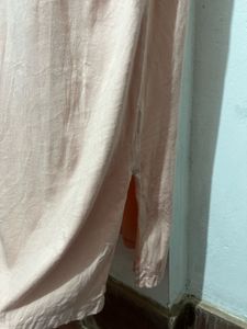 Pink Maxi T-Shirt Dress
