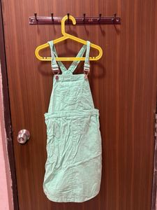Cute Girls Overall Dress Set