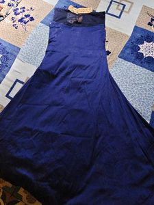 Beautiful Royal Blue Ethnic Gown