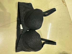 Sparkly Black Bra