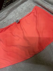Bright Orange Bikini Bottom skort