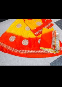 rajputi poshak Yellow orange