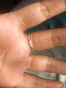 Pure silver ring