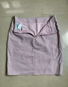 Gingham Pattern Skirt from korea