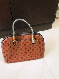 Boho Striped Tote Bag Brown handbag free
