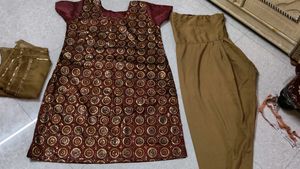 Embellished Kurta with Palazzo Set