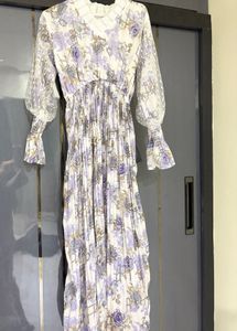 Elegant Floral &amp; Lavender Maxi Dresses