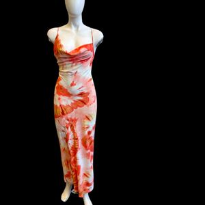 Urbanic tie-dye maxi dress