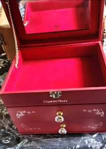 Red Jewelry Box with Mirror