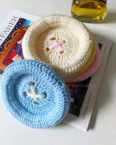Handmade Crochet Button Coasters/Tray (any 1)