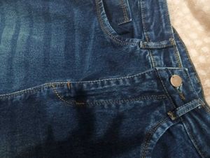 Blue Denim Jeans Skirt