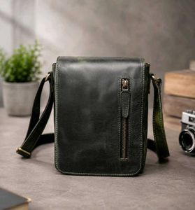 Vintage Leather Crossbody Bag