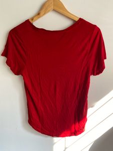 Tomato Red T-shirt For Women