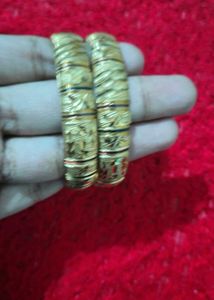 Golden Bangles (Set of 2)