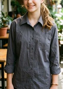 Classic Grey Button-Up Shirt