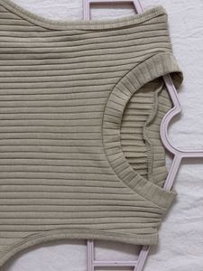 Ribbed Sleeveless Tank Top