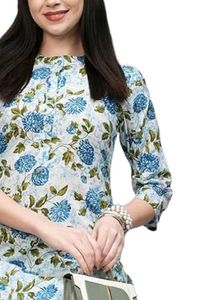 Floral Print Kurta with Pants size (S,xxl)