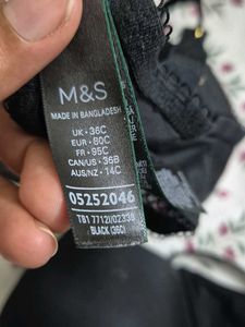 M&amp;S Black Bra