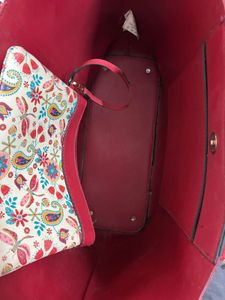 Chumbak Sparkling Red Tote Bag