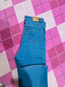 Blue Denim straight Leg Jeans