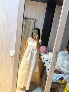 Strapless White Maxi Dress❤️🎀🦋