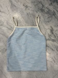 Textured Fitted Cami Top