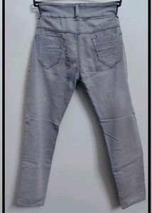 Grey Wash Denim Jeans
