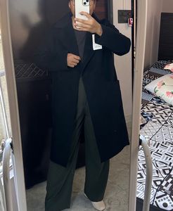 Black overcoat Coat NON NEGOTIABLE