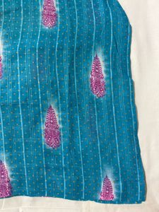 Beautiful Teal &amp; Pink Kurta Set