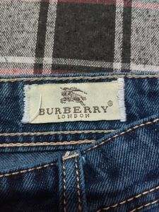 Stylish Blue Denim Cargo Pants