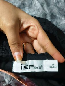 Y2K black skirt