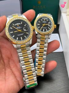 Rolex Couples Watch  Diamond Bezel