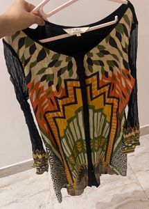 Ritu Kumar Label Printed Kurta
