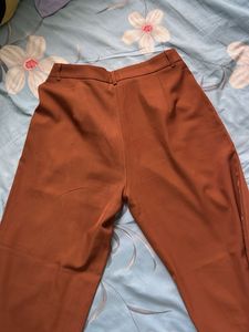 Premium Stylish Brown Pleated Trousers
