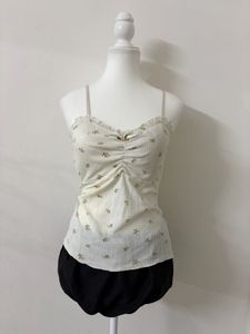 Floral Ruched Cami Top💕