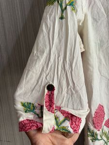 Floral Print Kurta