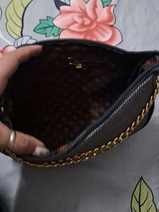 Prada Hobo Bag with Gold Chain